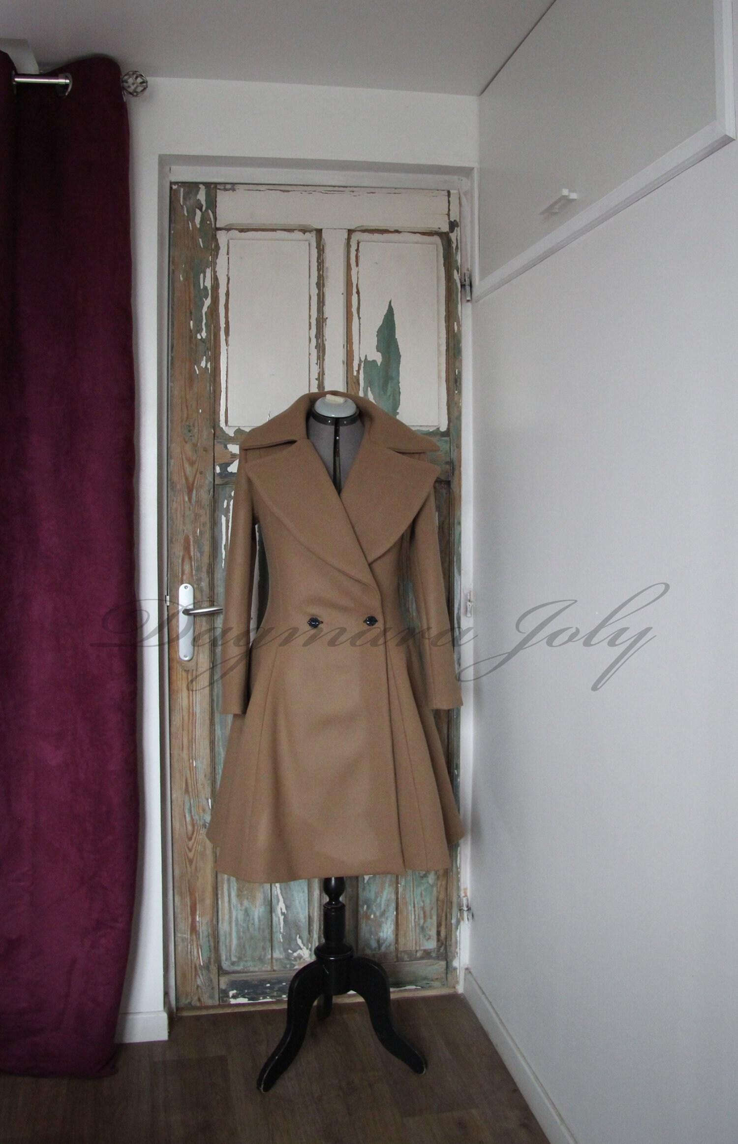 oversized lapel coat