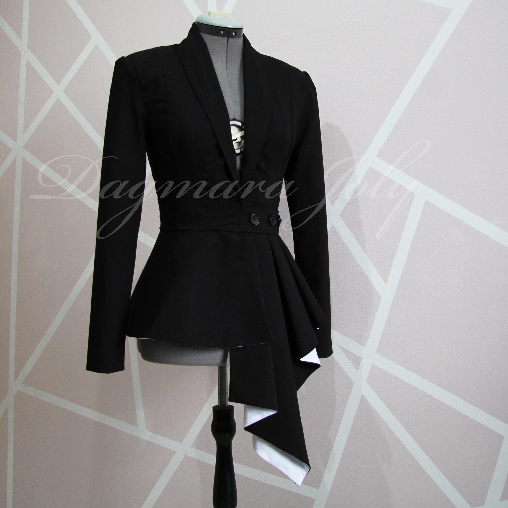 bluelea ブルレア Tailored peplum jacket