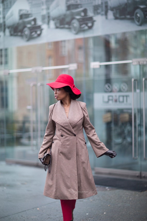 red softshell jacket