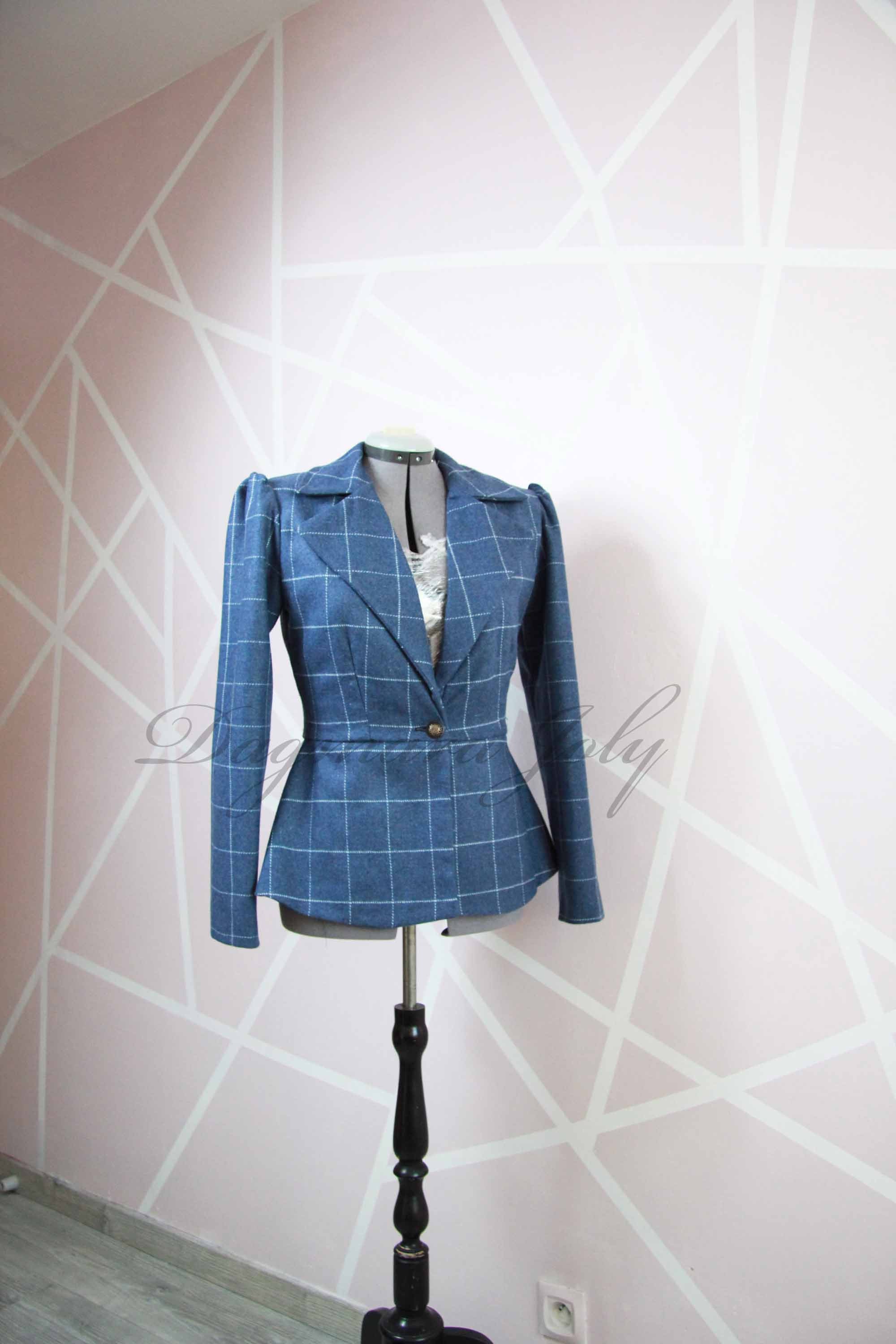 Woman Peplum Jacket, Peplum Blazer, Office Wear, Blue Check Jacket , Ladies Peplum Jacket, Ladies Blue Jacket, Womens Clothing, Women Jacket - Etsy Woman Peplum Jacket, Peplum Blazer, Office Wear, Blue Check Jacket , Ladies Peplum Jacket, Ladies Blue Jacket, Womens Clothing, Women Jacket - Etsy
