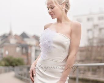 Robe de mariée mermaid, robe mariage longue sirène, robe blanche de mariée, robe bustier de mariée, vêtement femme, robe fourreau sirene