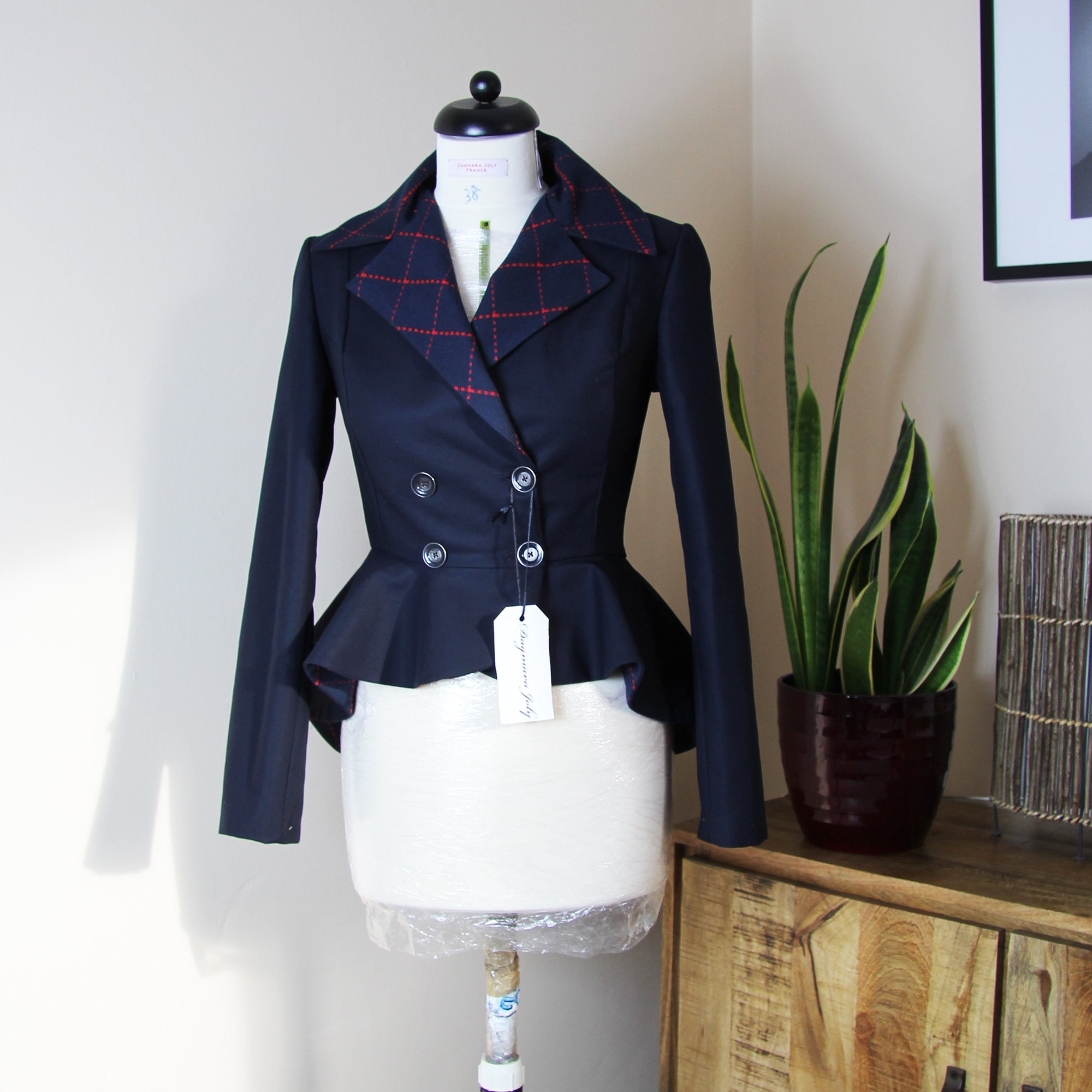 Women Slim Fit Peplum Jacket, Women Clothes, Navy Peplum Jacket, Peplum Blazer, Double Breasted Jacket, Asymmetrical Jacket, Office Clothes - Etsy Women Slim Fit Peplum Jacket, Women Clothes, Navy Peplum Jacket, Peplum Blazer, Double Breasted Jacket, Asymmetrical Jacket, Office Clothes - Etsy