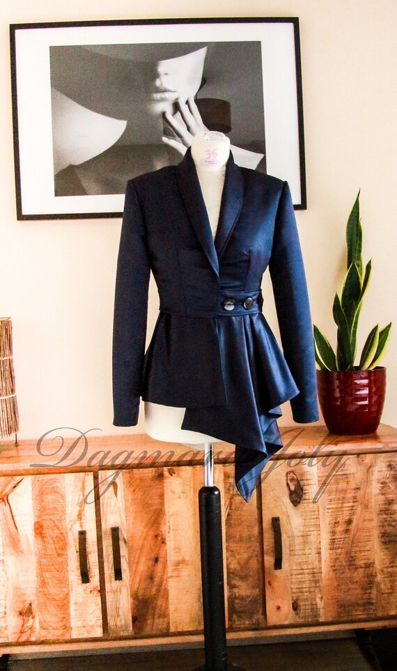 Ladies peplum jacket shop