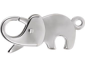 20pcsTibetan Silver elephant lobster clasp clasp32 20pcsTibetan Silver elephant lobster clasp clasp32