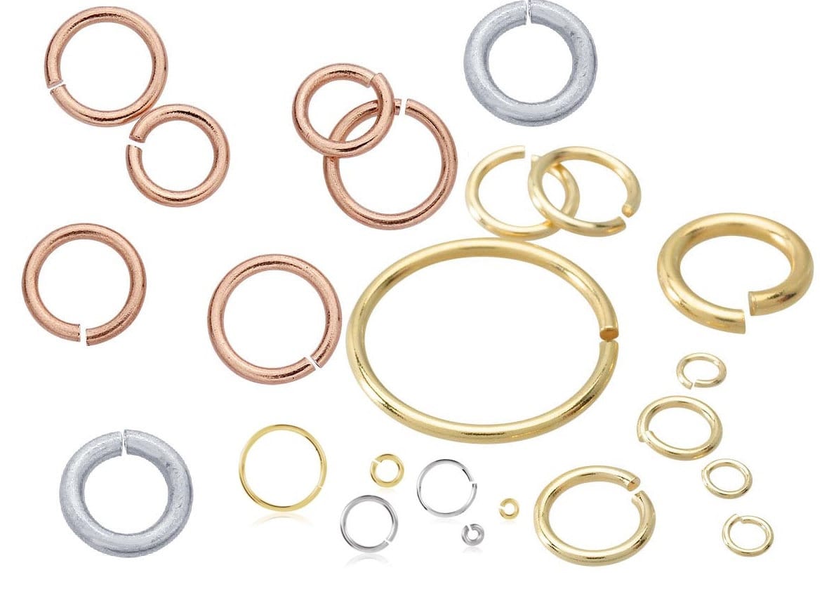 4600Pcs Gold Jump Rings with Jump Rings Open/Close Tools for Jewelry Making  and Necklace Repair (Assorted Sizes)