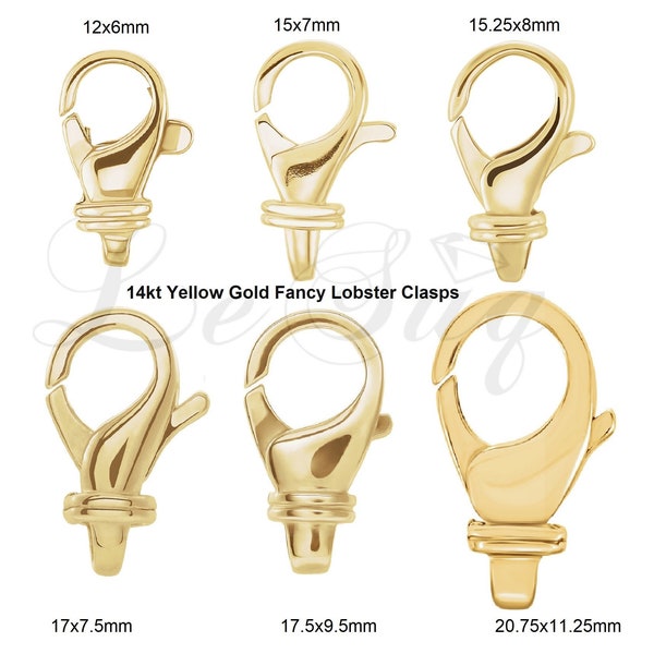 Solid Gold Chain With Lobster Claw Etsy