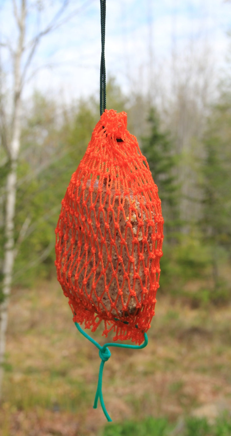 Suet Bird Feeder Bag Authentic Maine Made Lobster Bait bags Etsy