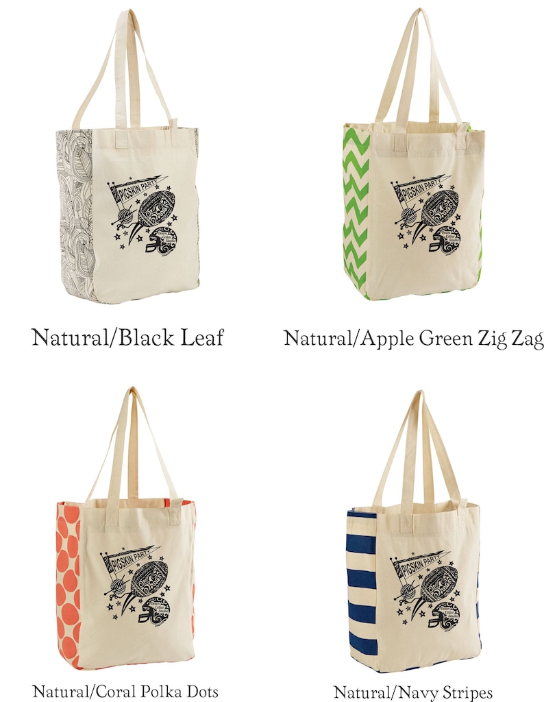EXCLUSIVE Pigskin Party Tribal Tattoo Origins Cotton Tote Bag