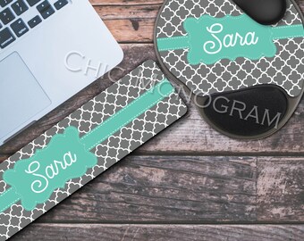 mouse pad with wrist rest etsy
