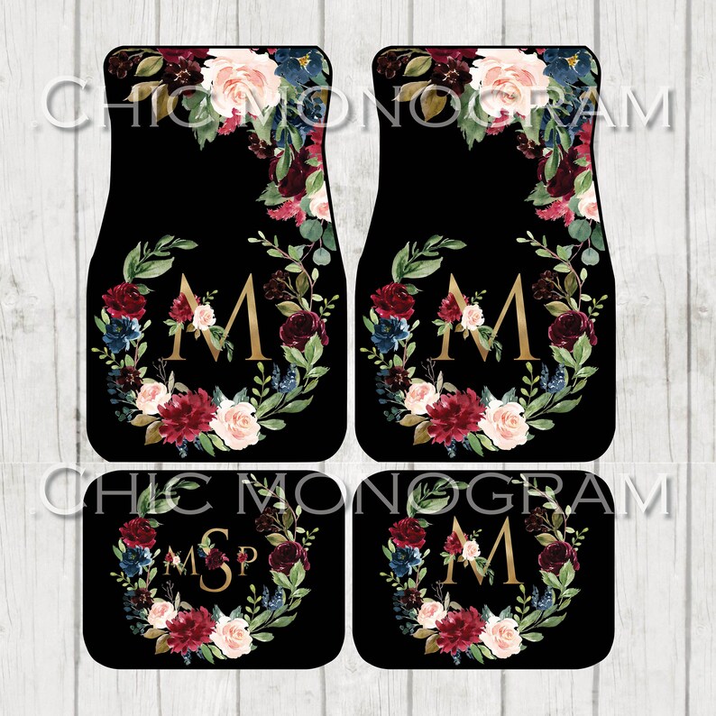 Monogrammed Floor Mats >> Burgundy Gold Monogrammed Car Mats Classy Monogram Carmats Car Floor Mats Custom Car Accessories For Her Car Decor Cute Car Accessories Monogrammed Floor Mats >> Burgundy Gold Monogrammed Car Mats Classy Monogram Carmats Car Floor Mats Custom Car Accessories For Her Car Decor Cute Car Accessories