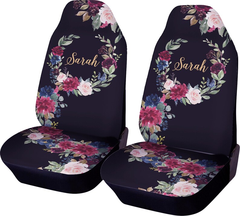 monogram seat covers