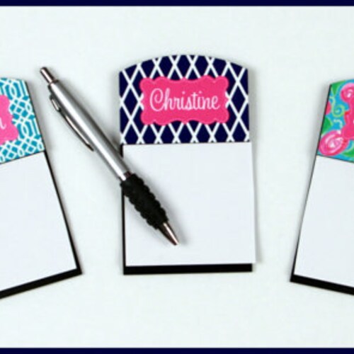 Personalized Sticky Note Holder Personalized Gifts for Etsy