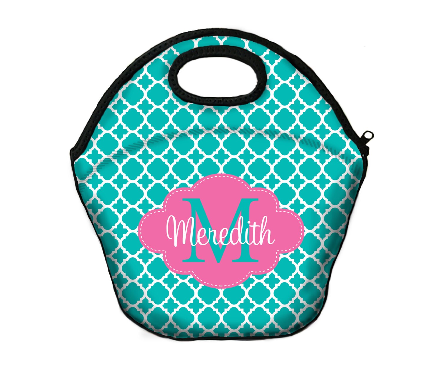 Insulated Lunch Bag Monogrammed Lunch Box Lunch Tote For Girls Etsy