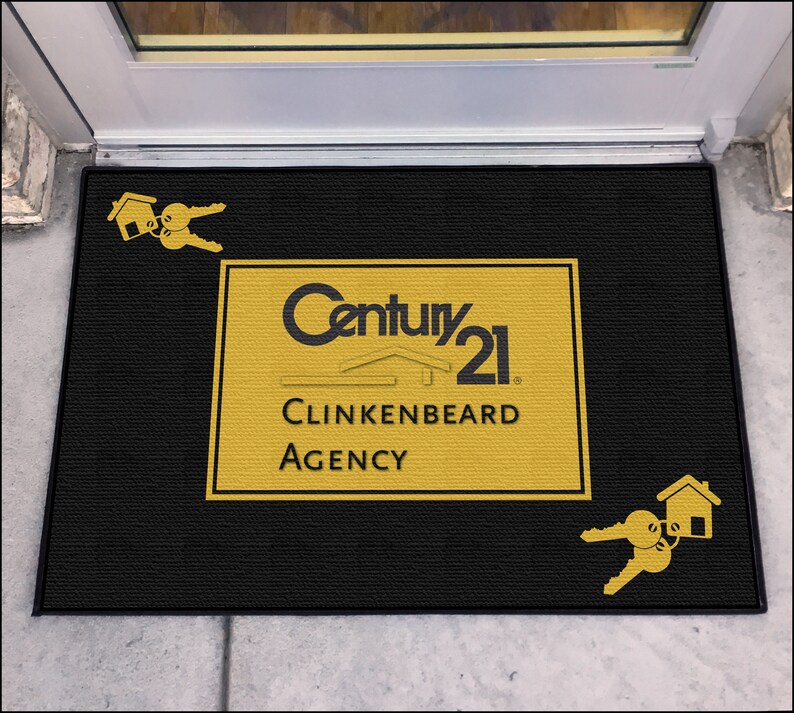 Door Mat With Your Business Logo Custom Door Mat For Company Personalized Front Doormat Custom Logo Mats Entrance Way Mat Promotional Rug