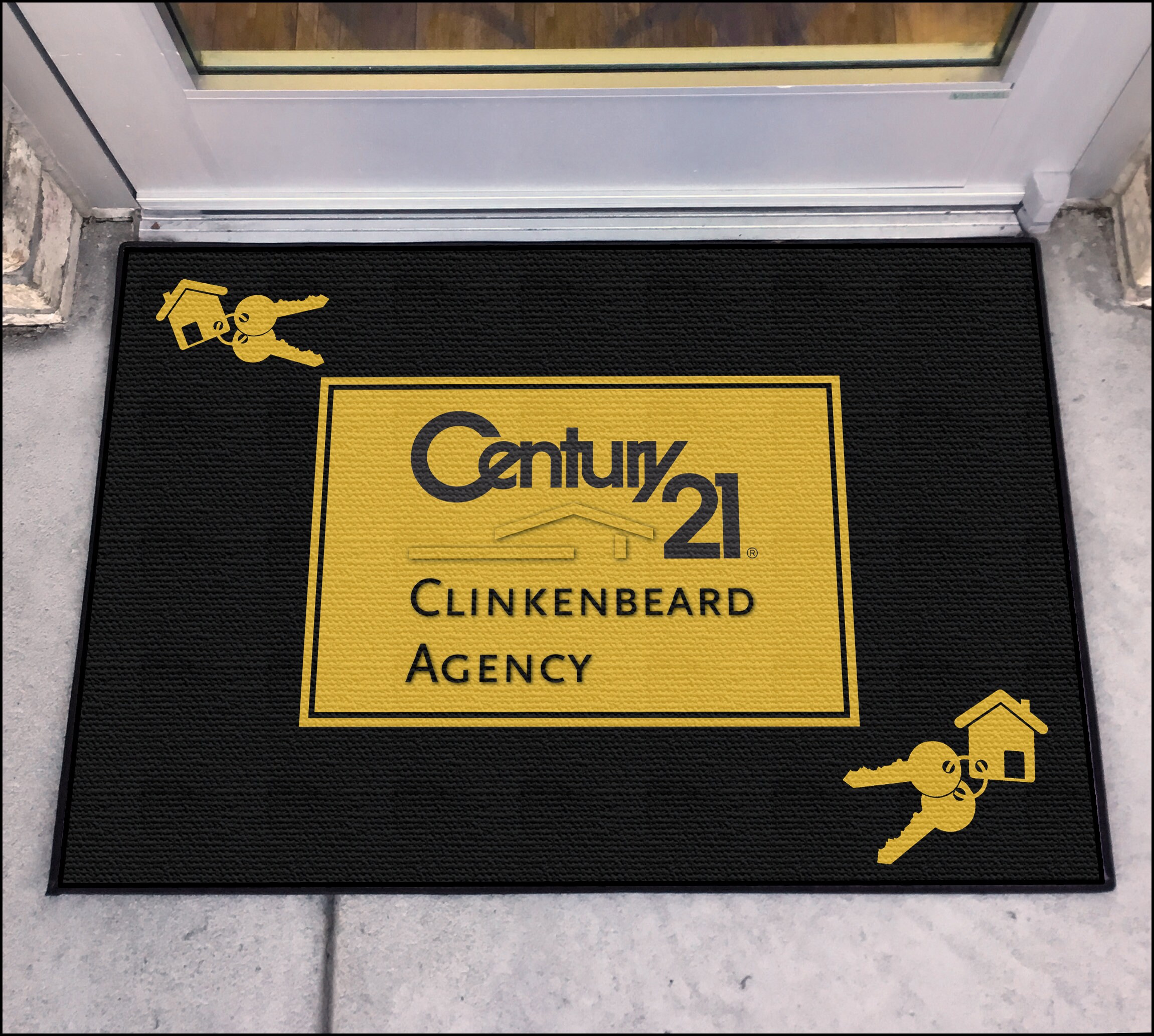 Rug Door Mat With Your Business Logo Mat DoorMat Etsy
