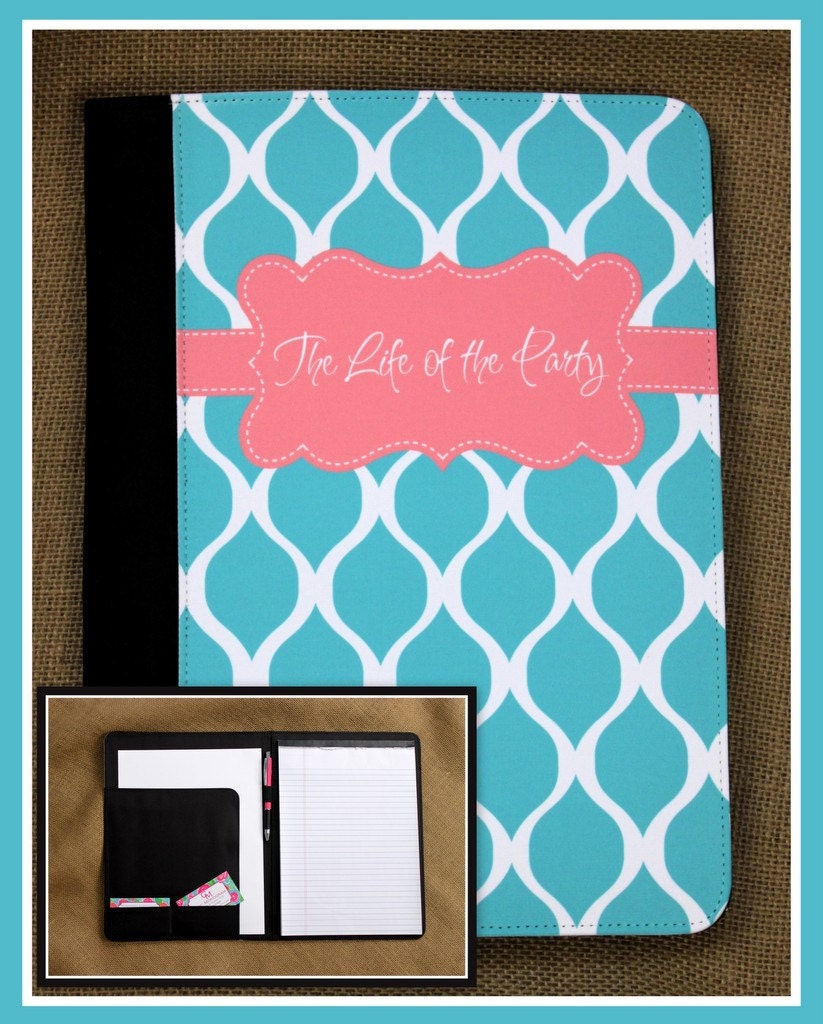 Notebook Notepad Portfolio Padfolio Monogrammed Personalized Etsy