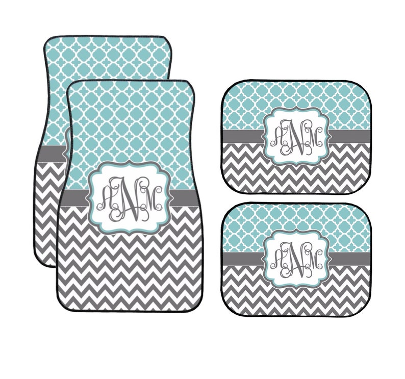 monogram floor mats
