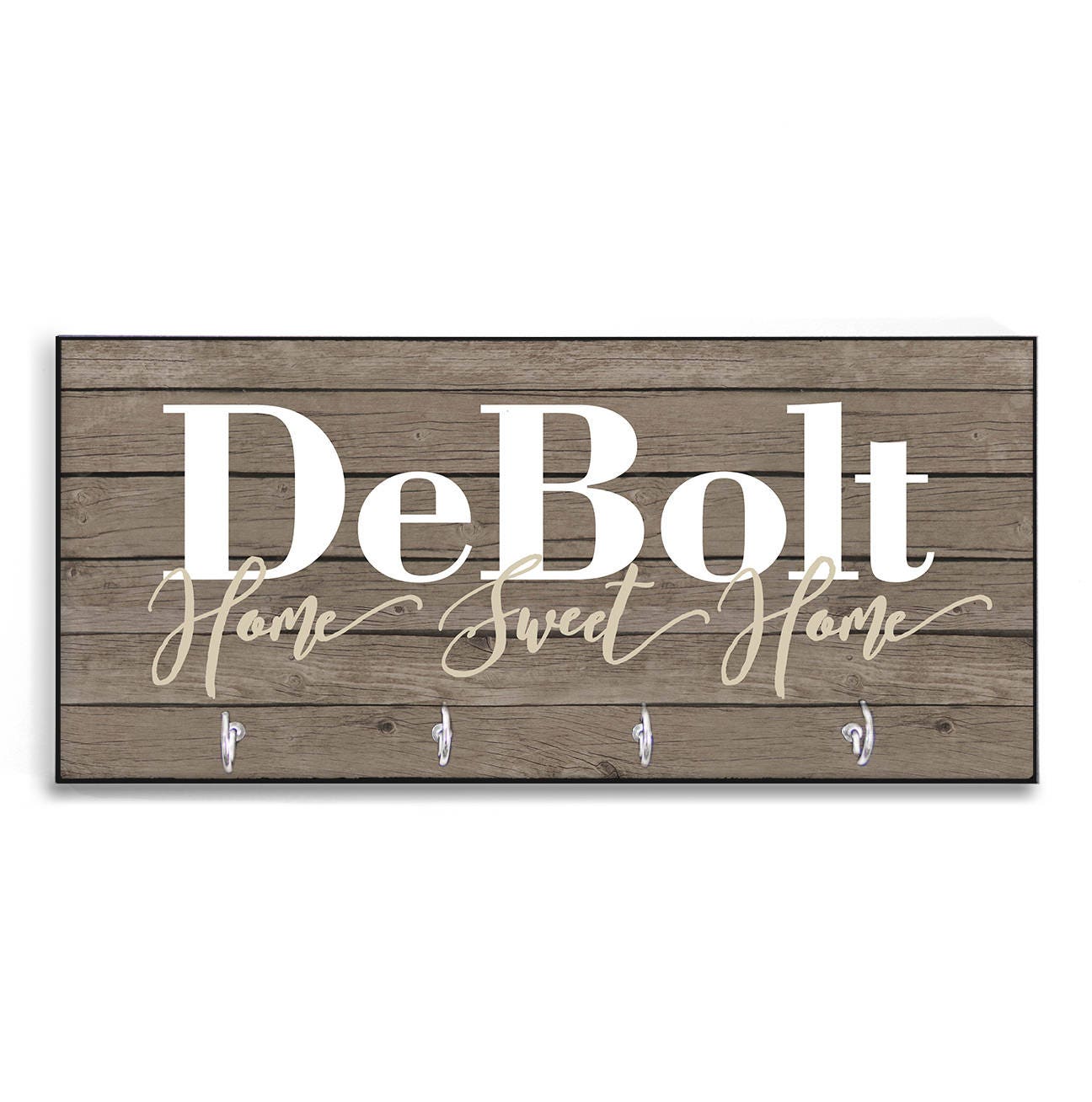 Personalized Housewarming Gift New Home Gift Wood-Look Key ...