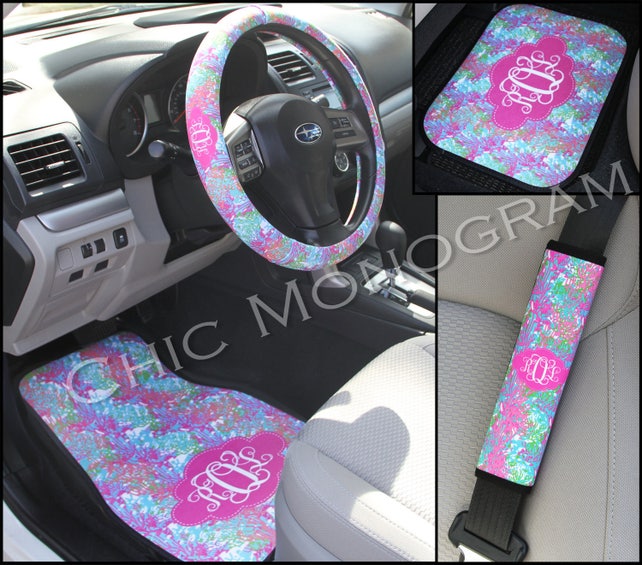 Colorful C Lilly Inspired Car Accessories Mix And Match Image 0