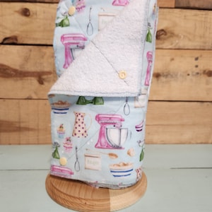 Zero Waste Unpaper Towels: Kitchen Appliance Print, Reusable Cloth (12-Piece)