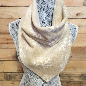 Bandana Soft Fleece Winter Scarf fashion gift for her gift for a friend