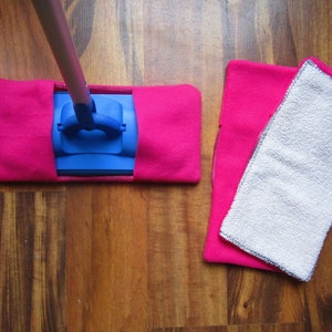 Zero WasteReusable mop/duster sets in pink