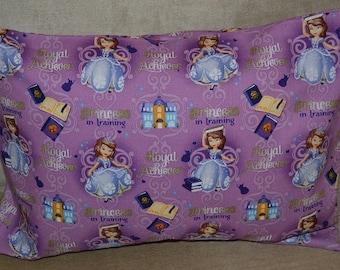 Mouse Autograph Pillow Sofia the Princess Inspired autograph Pillowcase Princess Character Pillow