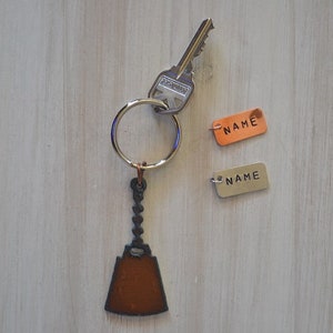 Cow Bell Key Chain Rustic Rusty Rusted Recycled Metal COW BELL / COWBEL / Cow Bell Ceiling ...