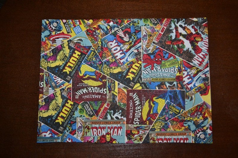 Travel Pillow Case Child Pillow Case Marvel SUPER HEROES Comic Book AVENGERS Captain America Hulk Thor Ironman