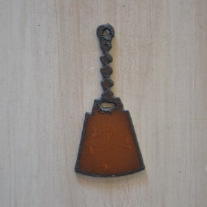 Square Rusted Cowbell Rustic Rusty Rusted Recycled Metal COW BELL / COWBEL / Cow Bell Ceiling ...