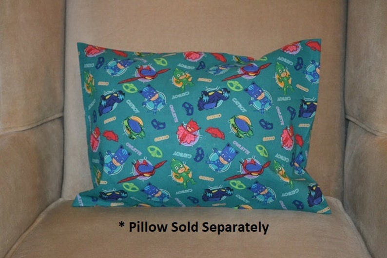 Travel Pillow Case Child Pillow Case Disney Junior PJ MASK Gekko Catboy Owlette