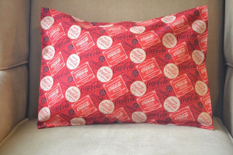 Travel Pillow Case Accent Pillow Case Coca Cola Coke Decor Etsy
