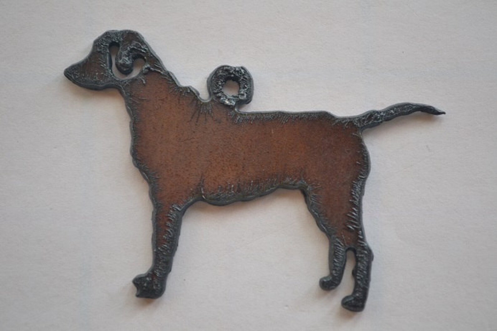 Rustic Rusty Rusted Recycled Metal LAB LABRADOR Ceiling Fan - Etsy