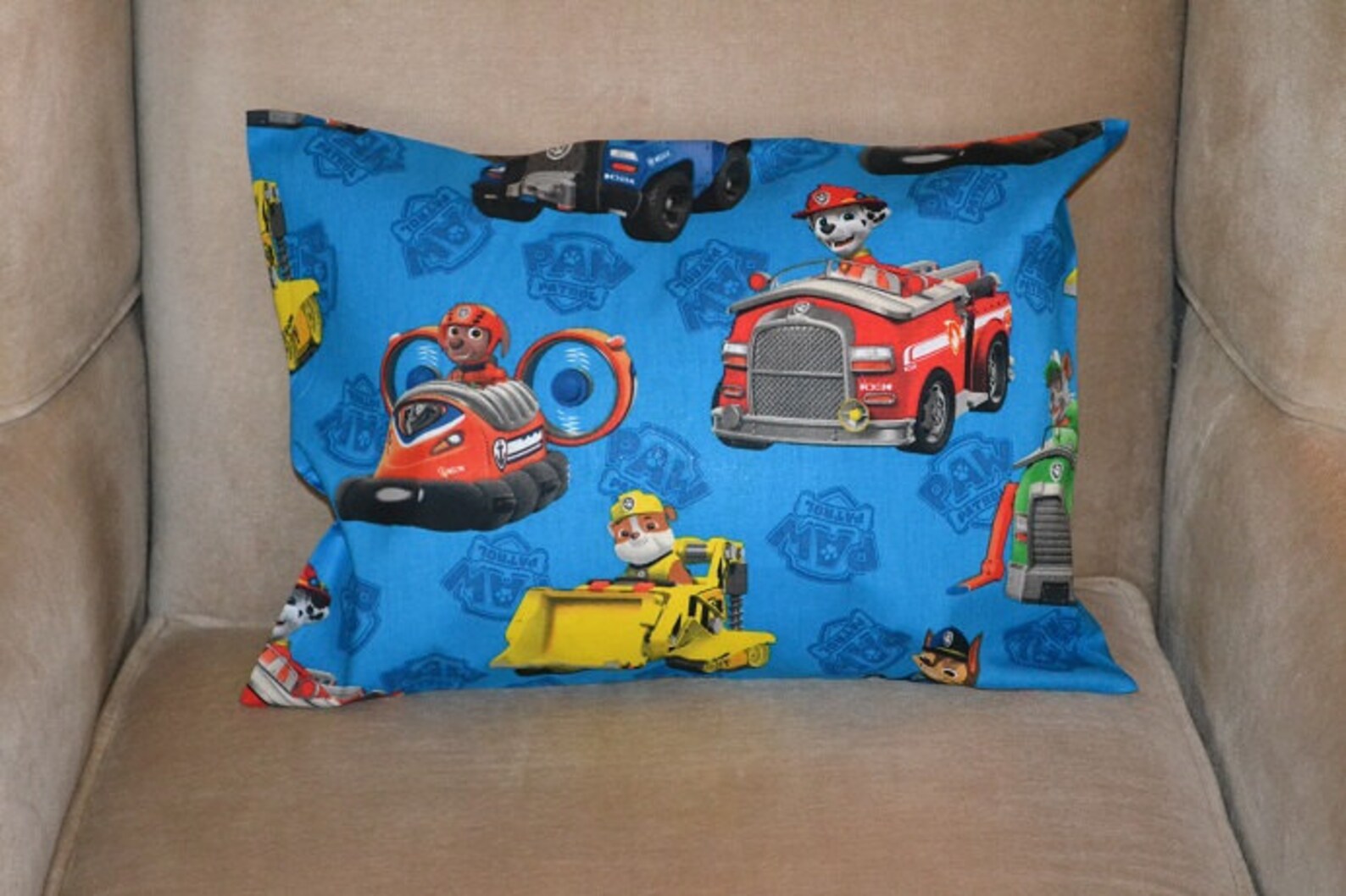 Travel Pillow Case / Child Pillow Case PAW PATROL / Paw Patrol Etsy