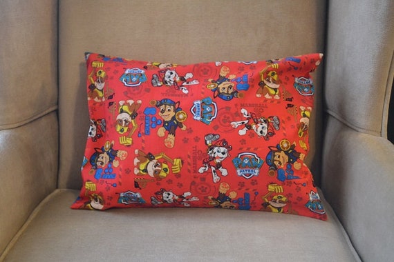 Travel Pillow Case Child Pillow Case Paw Patrol Chase Etsy