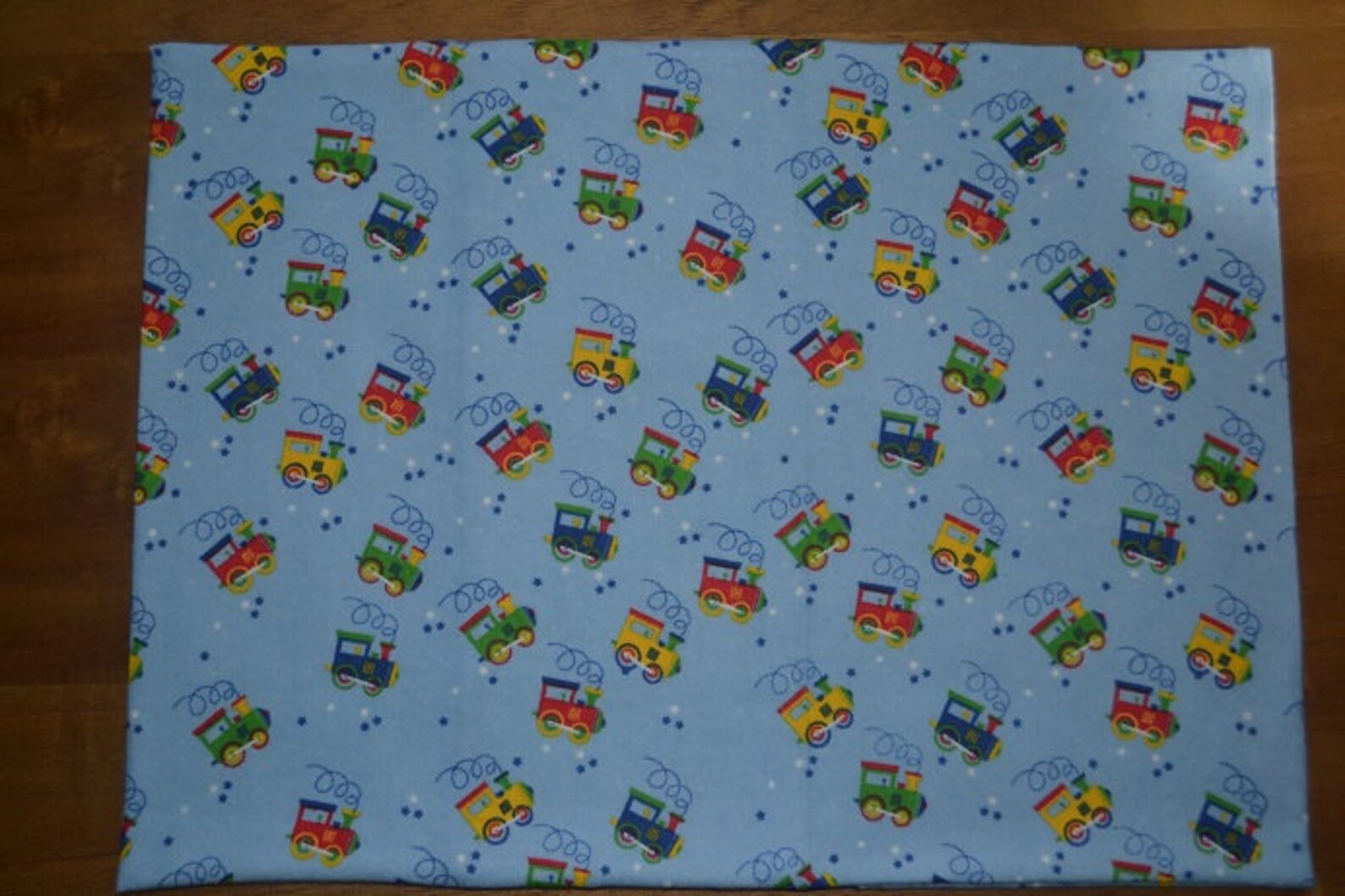 Travel Pillow Case / Child Pillow Case Flannel TRAINS / Choo Etsy
