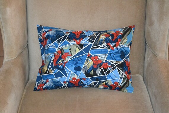 Travel Pillow Case Child Pillow Case Marvel The Spiderman Etsy