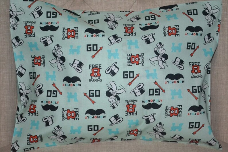Travel Pillow Case Accent Pillow Case Money Monopoly Etsy