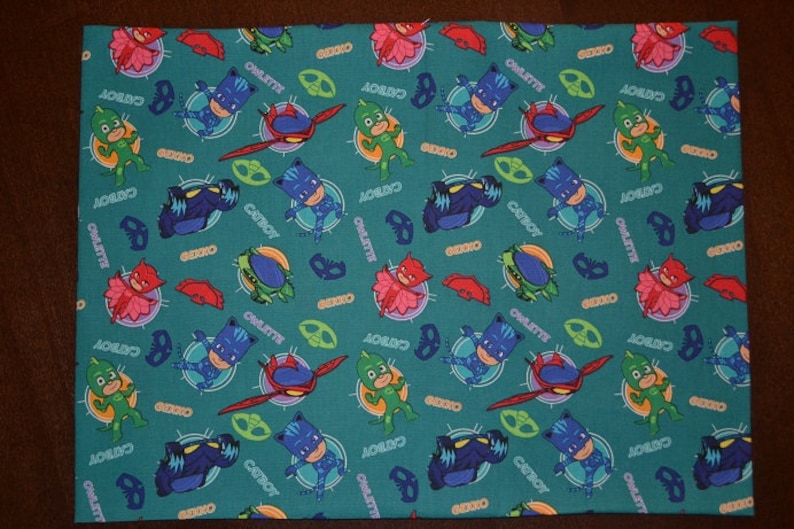 Travel Pillow Case Child Pillow Case Disney Junior PJ MASK Gekko Catboy Owlette