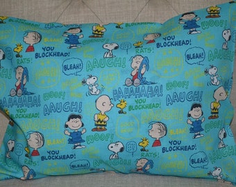 peanuts pillowcase