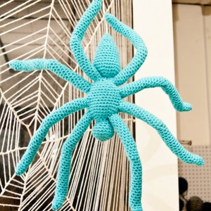 Amigurumi Spider Pattern with Web Instructions image 1