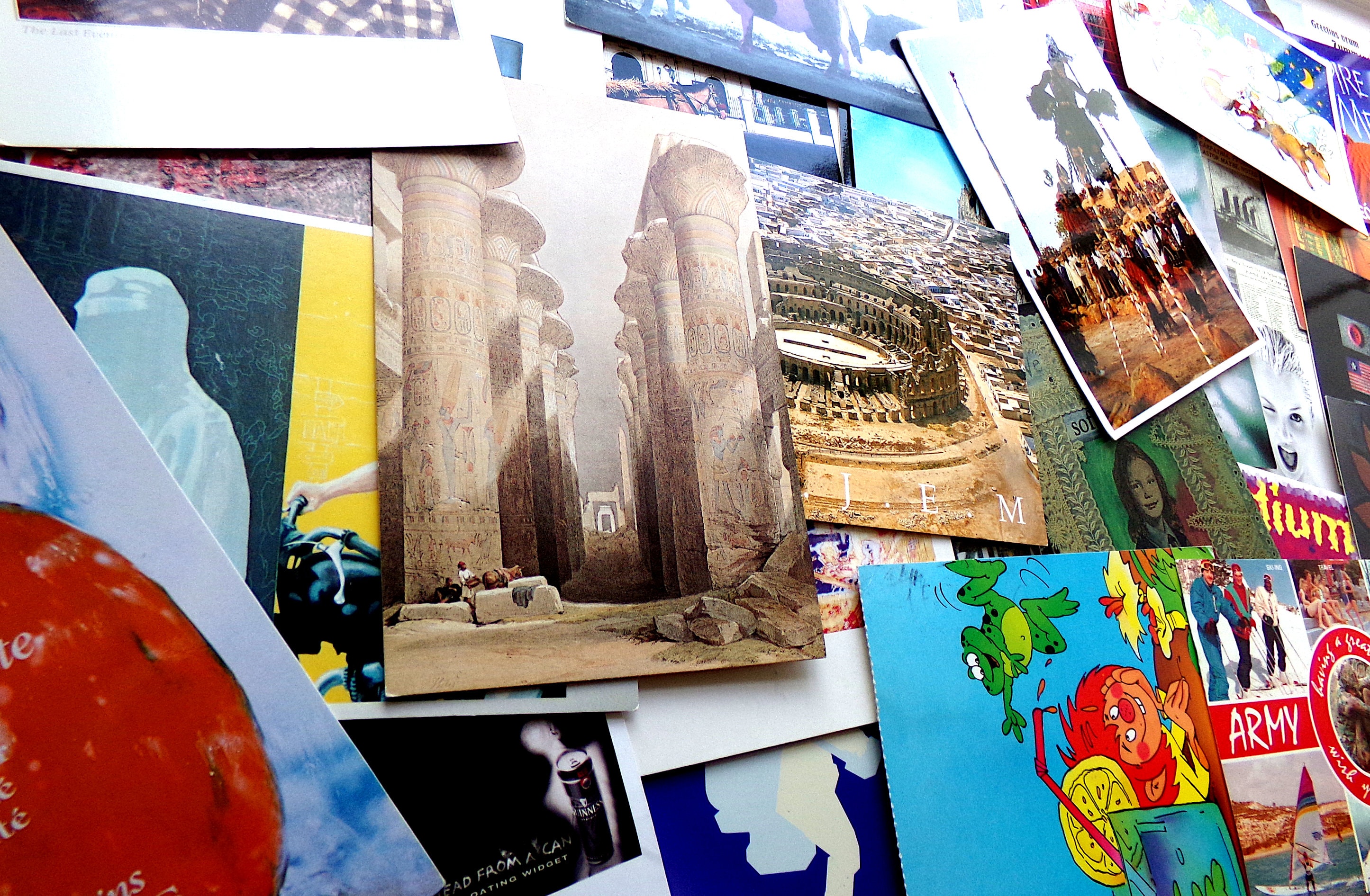 50 postcards from around the world vintage postcard Etsy