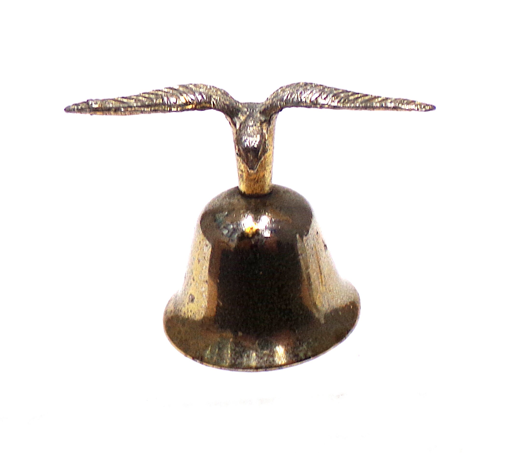 Brass bell with an Eagle handle vintage home decor made in Etsy