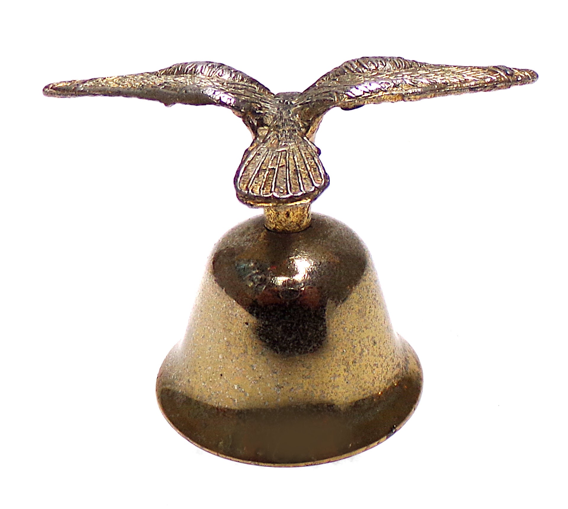 Brass bell with an Eagle handle vintage home decor made in Etsy