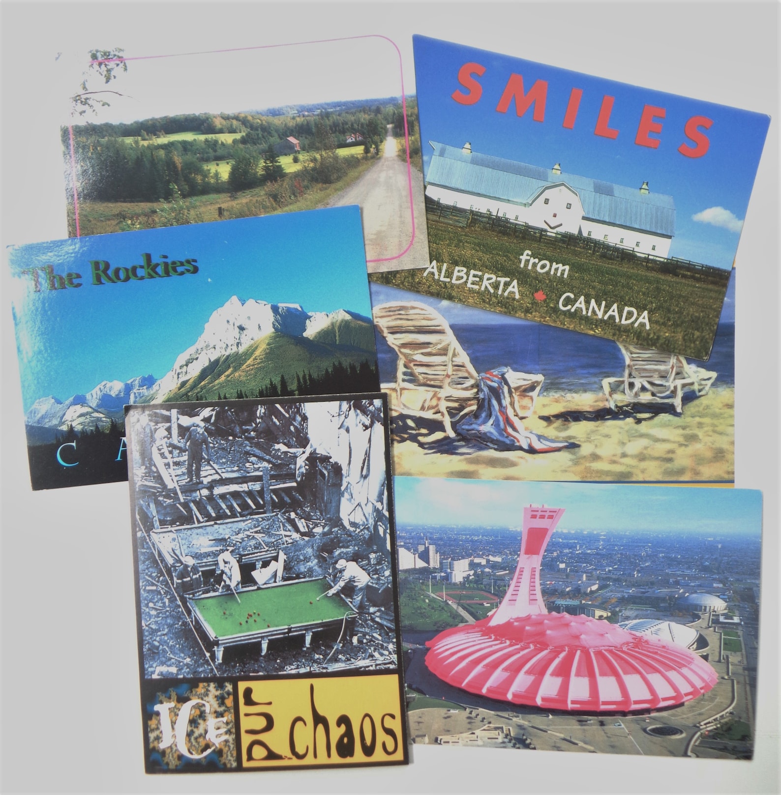 Canada Postcard set of 6 vintage used and unused Canadian post Etsy