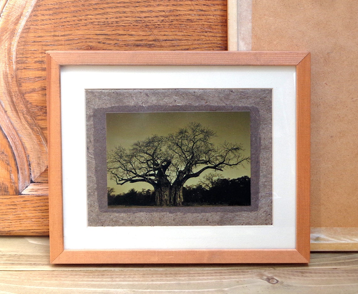 Framed wall art an African photo print from Zimbabwe vintage Etsy