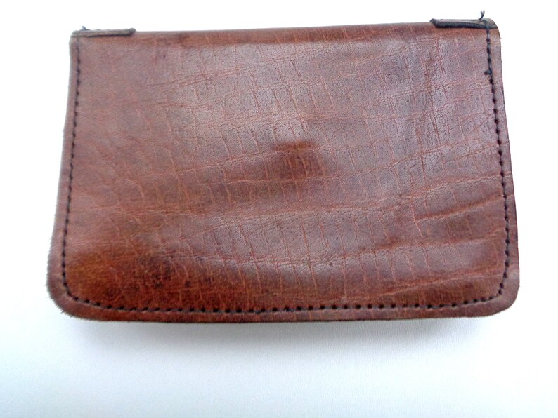 Leather coin purse a vintage gift from Ireland