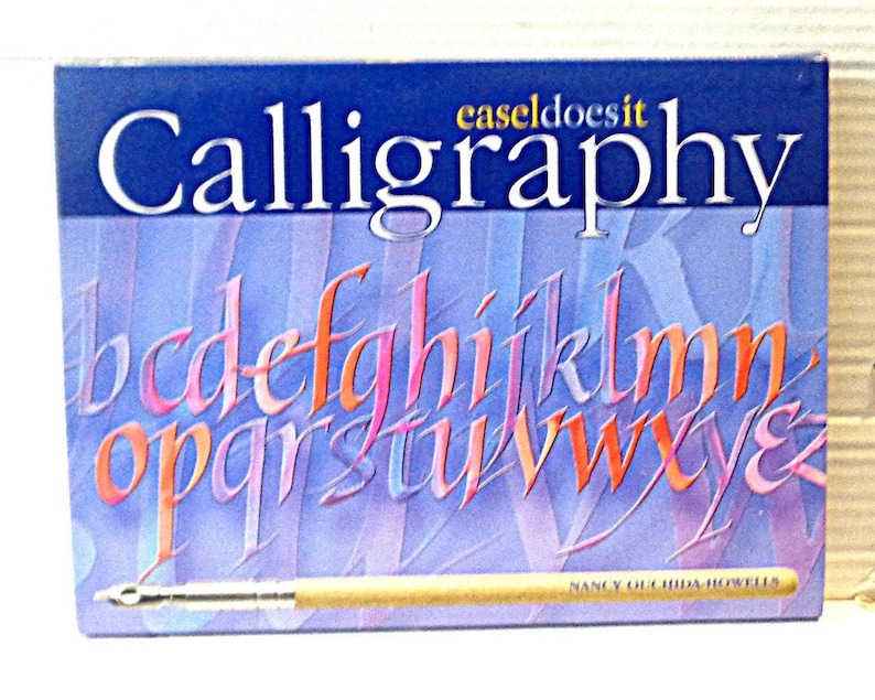 Learn Calligraphy with this great book Calligraphy Easel Does It by Nancy Ouchida-Howells