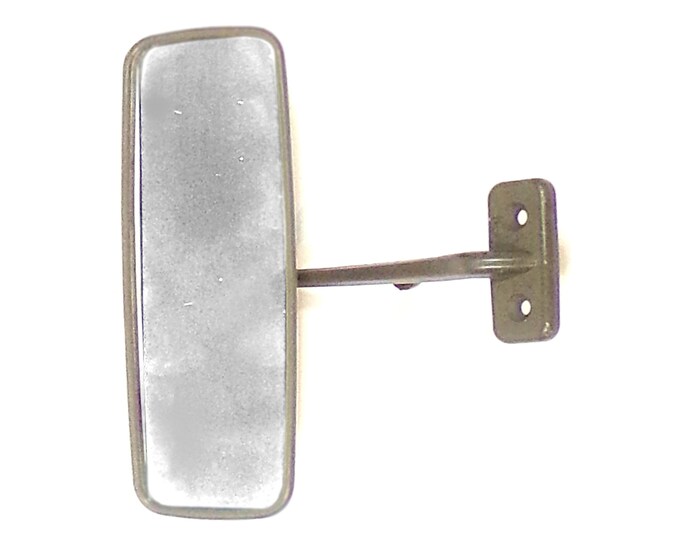 Wingard Car Mirror, Vintage Grey Plastic Inside Rear View Mirror Made