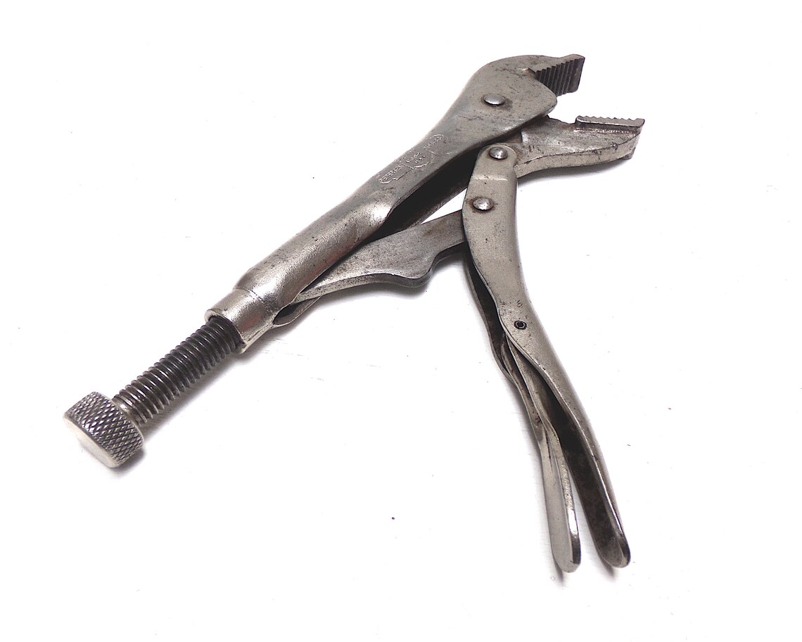 Vintage Vise Grip 10 R pliers made in USA by Peterson of Etsy